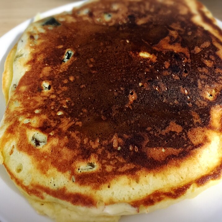 カボチャとレーズンのパンケーキ*